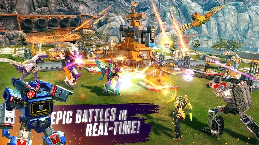 TRANSFORMERS: Earth Wars на Андроид — Мод Бесплатные покупки — скриншот 2