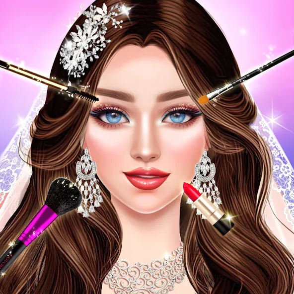 Скачать Dress Up Fashion: Makeup Games MOD APK — Много денег — скриншот 1