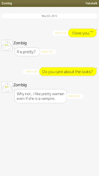Faketalk - Chatbot — Мод: Все премиум функции разблокированы — скриншот 1 Faketalk - Chatbot — Мод: Все премиум функции разблокированы — скриншот 1