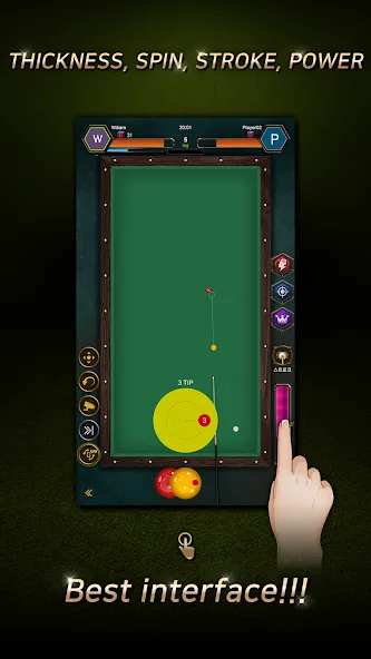 Real Billiards Battle - carom MOD APK на Android — Много денег — скриншот 3