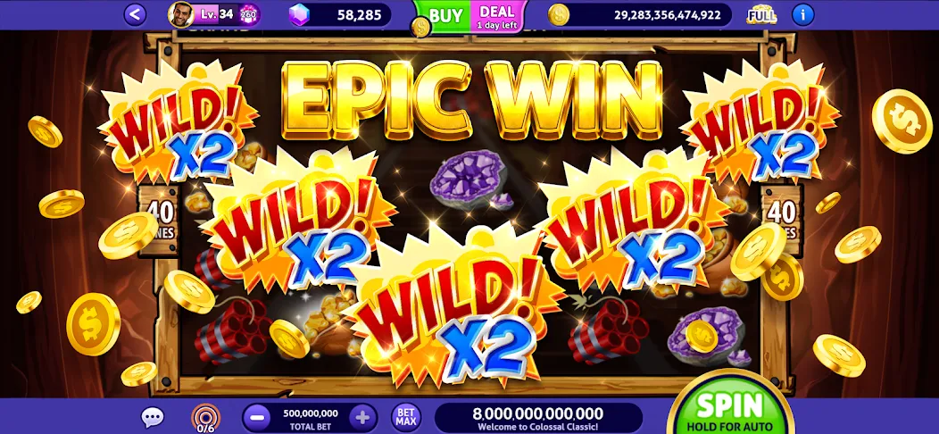 Взлом Club Vegas Slots Casino Games — Много денег — скриншот 1 Взлом Club Vegas Slots Casino Games — Много денег — скриншот 1
