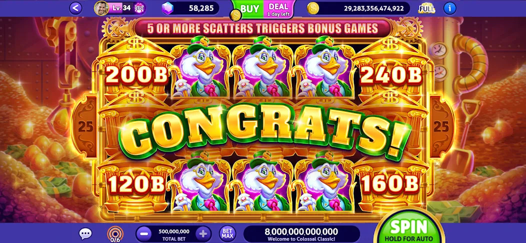 Взлом Club Vegas Slots Casino Games — Много денег — скриншот 3 Взлом Club Vegas Slots Casino Games — Много денег — скриншот 3