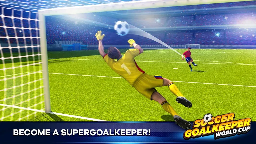 Скачать Soccer Goalkeeper Games 2024 с модом — Много денег — скриншот 4