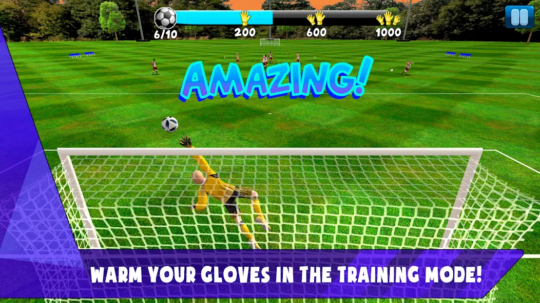 Скачать взлом Soccer Goalkeeper 2024 на Андроид — Много денег — скриншот 1 Скачать взлом Soccer Goalkeeper 2024 на Андроид — Много денег — скриншот 1