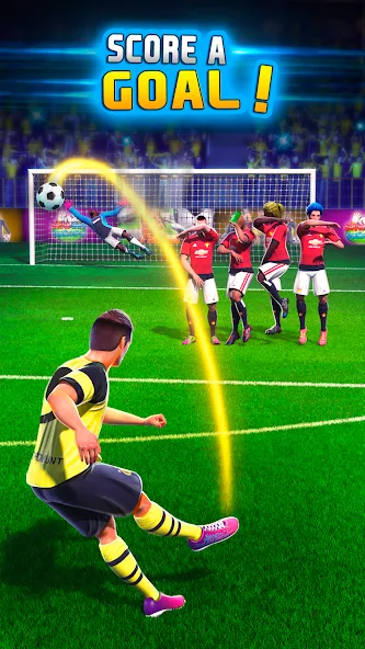 Shoot Goal: World Leagues MOD — Много денег на Андроид — скриншот 1