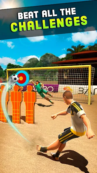 Shoot Goal - Beach Soccer Game на Андроид — Мод Много денег — скриншот 5