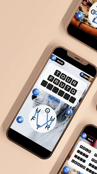 Conecta - Juego de Palabras (Мод Все уровни разблокированы) — скриншот 2