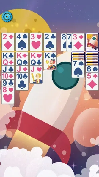 Скачать Solitaire Space — Модификация Много денег — скриншот 3