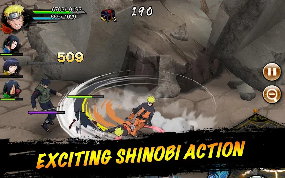 NARUTO X BORUTO NINJA VOLTAGE — Взломанная версия (Много шинобито) — скриншот 2