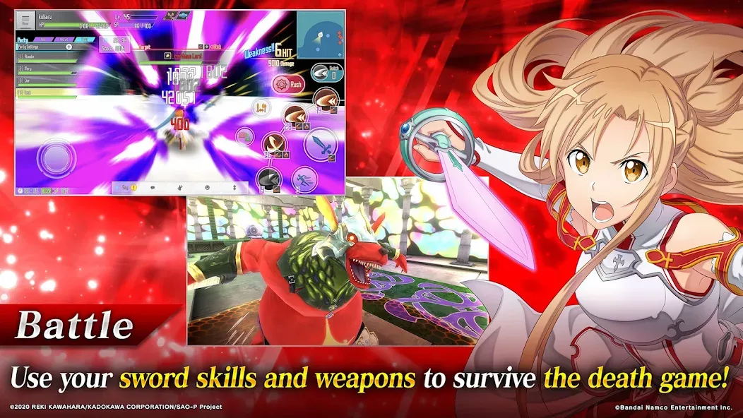 Скачать SAO Integral Factor - MMORPG на Android — Бессмертие и Урон — скриншот 3