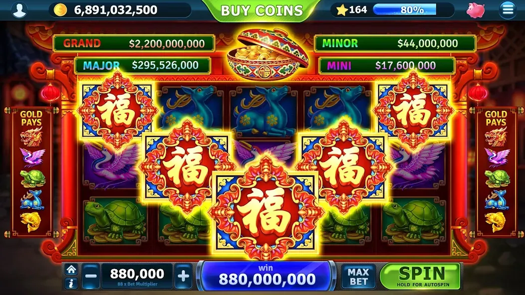 Скачать Slots of Vegas на Андроид — Много денег и бесплатные вращения — скриншот 1
