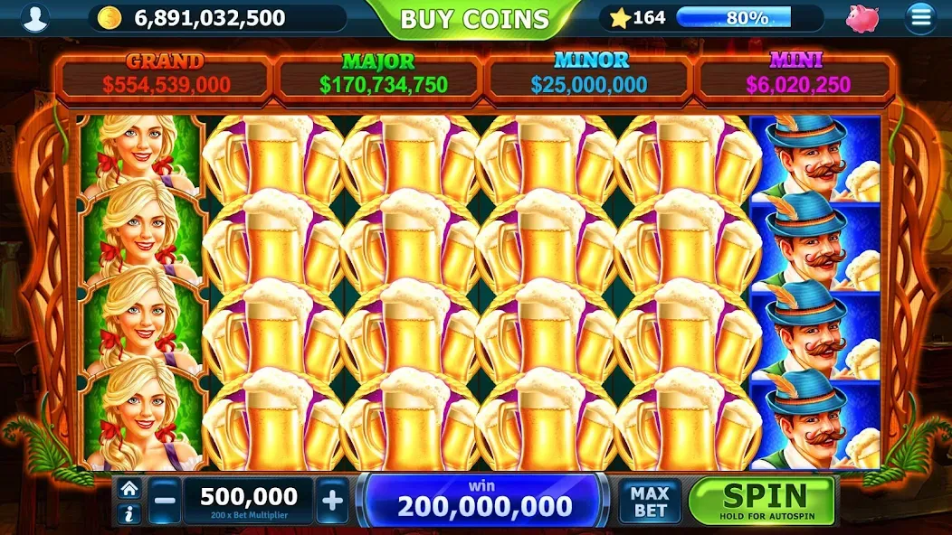 Скачать Slots of Vegas на Андроид — Много денег и бесплатные вращения — скриншот 3