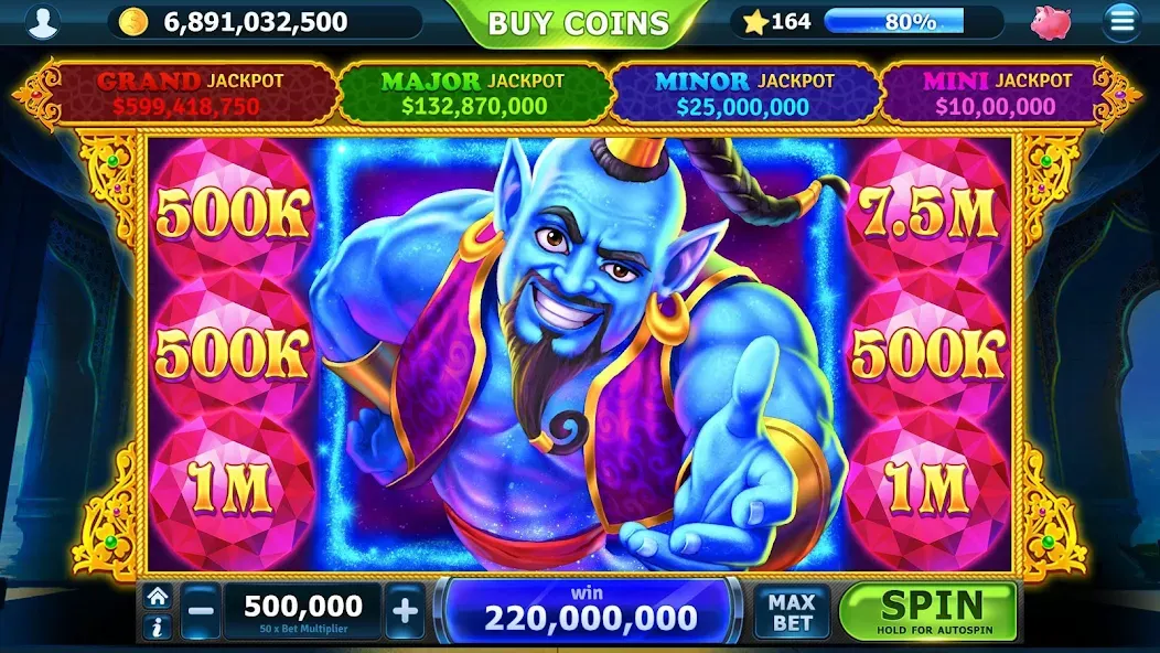 Скачать Slots of Vegas на Андроид — Много денег и бесплатные вращения — скриншот 5