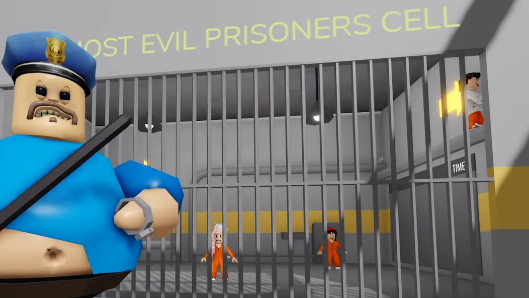 Barry Prison Escape JailBreak на Андроид — Много денег и бессмертие — скриншот 1