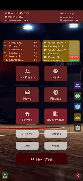 Взлом Basketball Agent — Много денег — скриншот 1