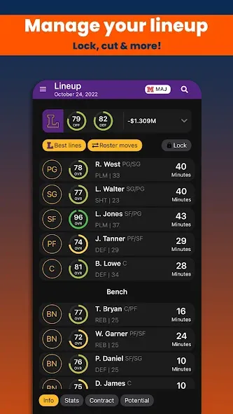 Скачать Basketball Legacy Manager 23 на телефон — Полная версия — скриншот 1