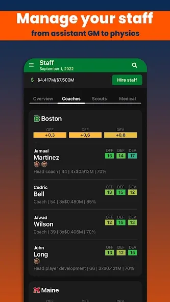 Скачать Basketball Legacy Manager 23 на телефон — Полная версия — скриншот 5