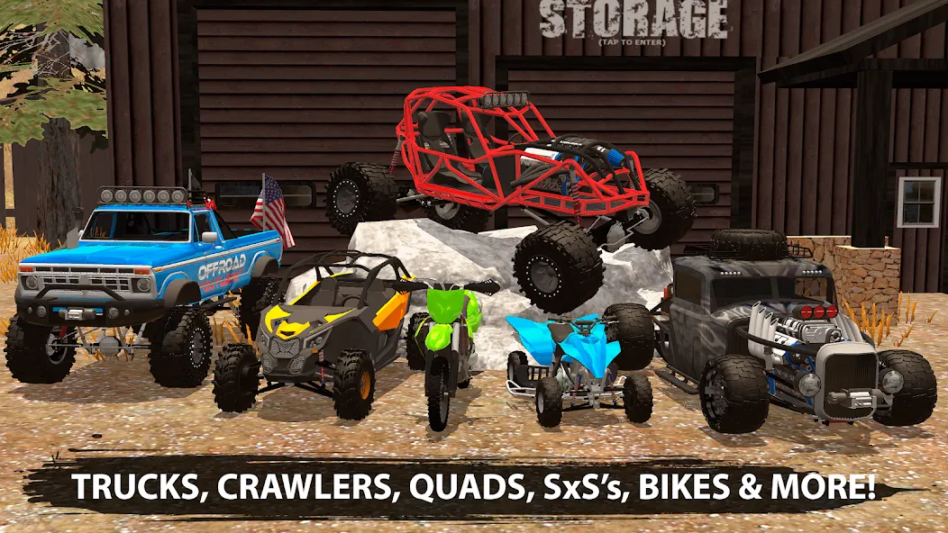 Offroad Outlaws — Мод: Много денег — скриншот 1