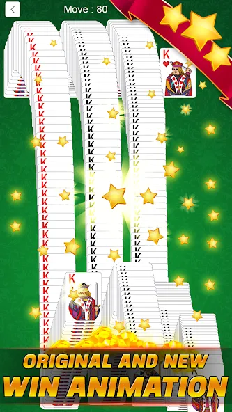 Solitaire Classic на Андроид — Мод Много денег — скриншот 3