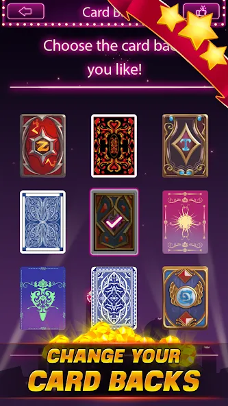 Solitaire Classic на Андроид — Мод Много денег — скриншот 4