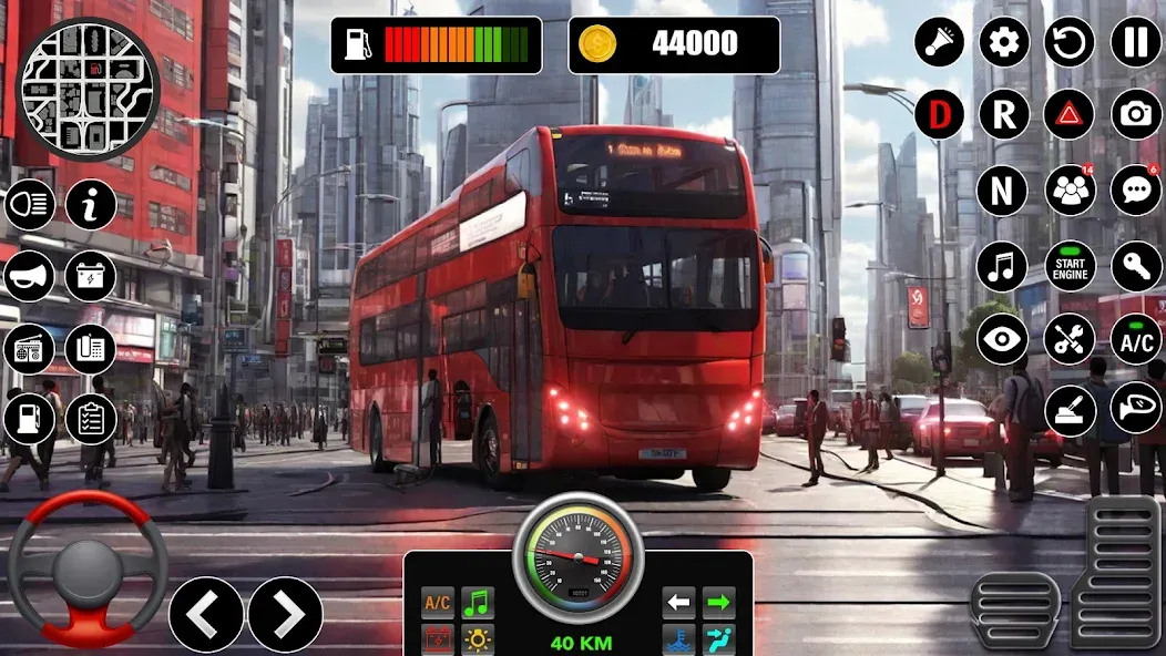 Скачать Bus Simulator 3D Bus Games — Последняя версия (Много денег) — скриншот 4