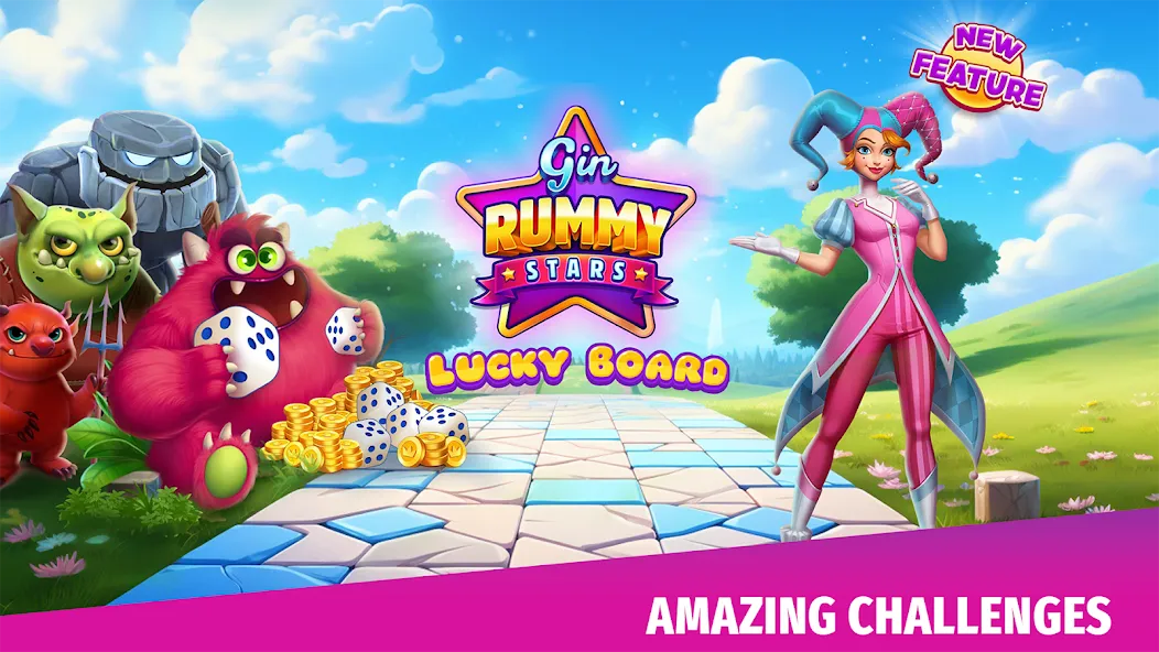 Скачать взломанную Gin Rummy Stars - Card Game — Много денег — скриншот 3