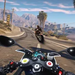 Скачать Traffic Bike Driving Simulator MOD APK — Много денег и всё открыто