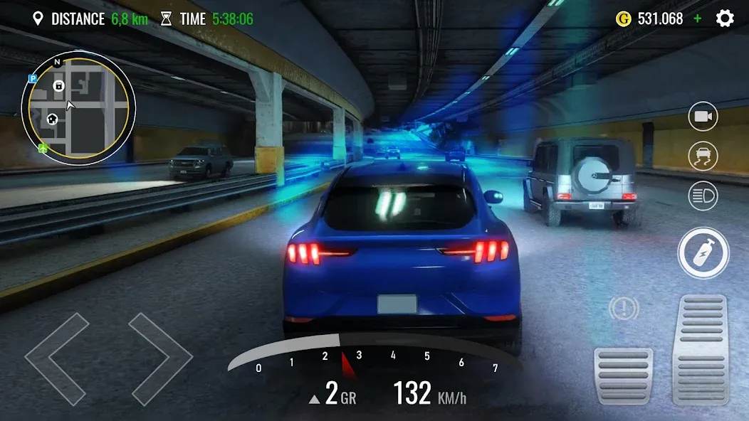 Traffic Driving Car Simulator MOD APK — Много денег — скриншот 5