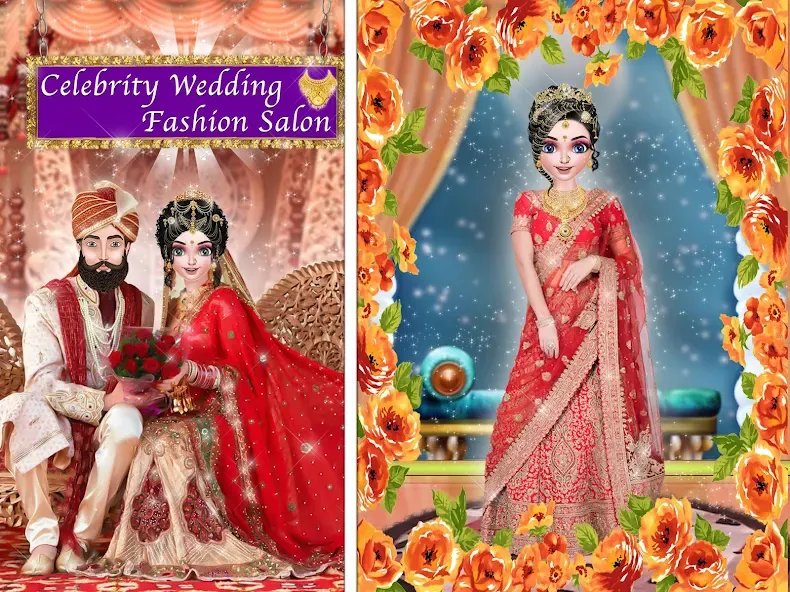 Взлом Celebrity Wedding Fashion fun — Все открыто — скриншот 1