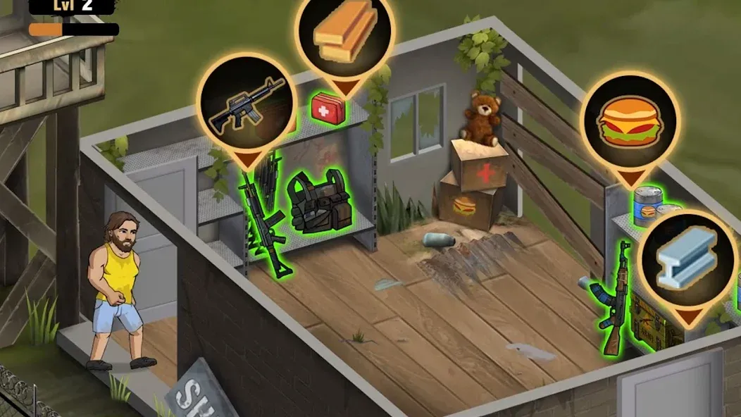Zero City: Bunker & apocalypse MOD APK на Android — Много денег — скриншот 3