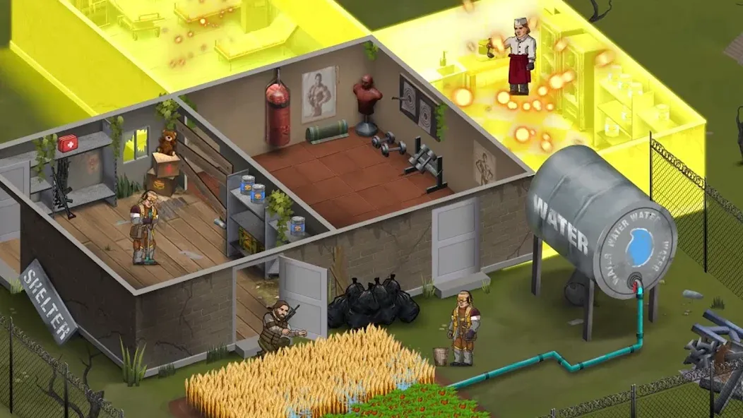 Zero City: Bunker & apocalypse MOD APK на Android — Много денег — скриншот 5