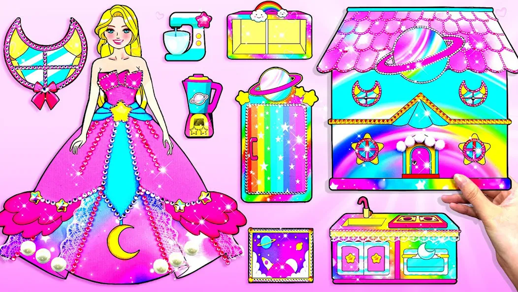 Doll Dress Up Makeup Girl Game MOD APK — Все открыто — скриншот 5
