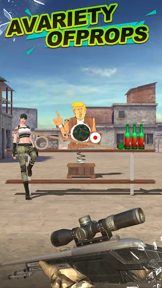 Скачать Gun Shooting Range на Android — Много денег и патронов — скриншот 1