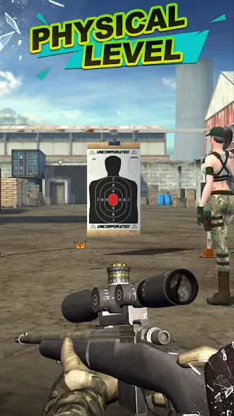 Скачать Gun Shooting Range на Android — Много денег и патронов — скриншот 2