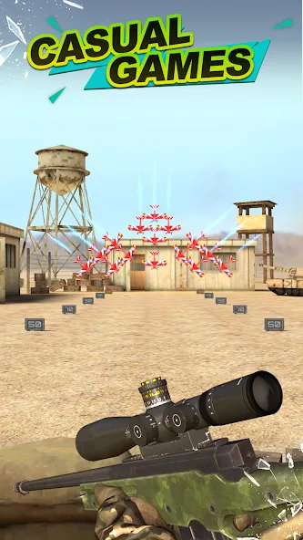 Скачать Gun Shooting Range на Android — Много денег и патронов — скриншот 3