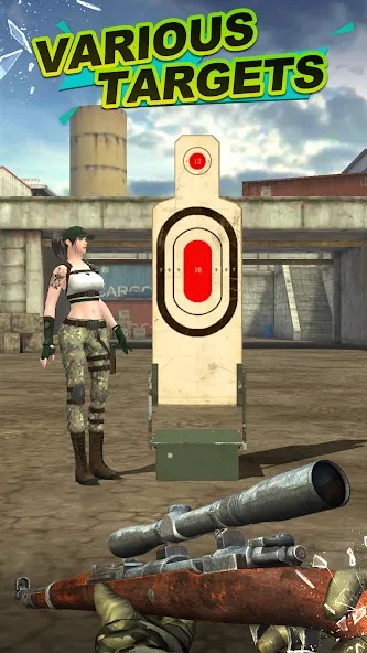 Скачать Gun Shooting Range на Android — Много денег и патронов — скриншот 4