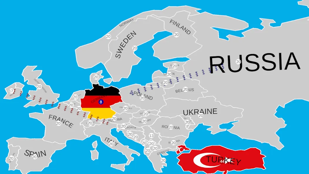 Country War на Андроид — Много денег — скриншот 5