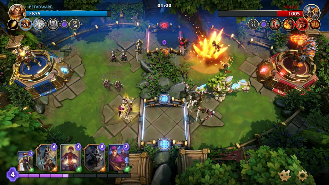 Скачать взломанную Minion Masters — Много маны и бесконечные рубины — скриншот 1 Скачать взломанную Minion Masters — Много маны и бесконечные рубины — скриншот 1