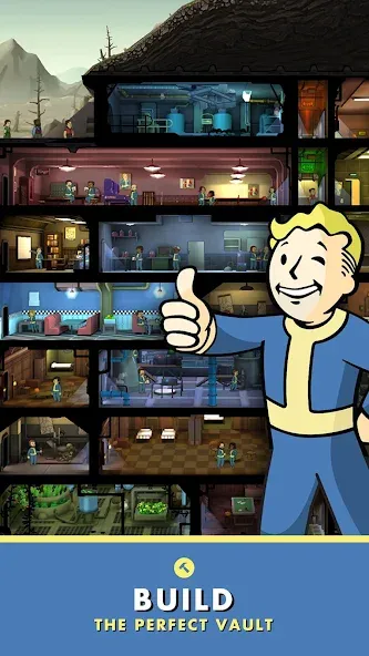 Fallout Shelter — Взломанная версия (Бесконечные крышки и энергия) — скриншот 4 Fallout Shelter — Взломанная версия (Бесконечные крышки и энергия) — скриншот 4