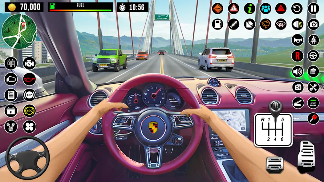 City Driving School Car Games MOD — Много денег на Андроид — скриншот 4