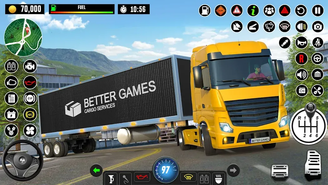 Truck Games - Driving School MOD APK на Android — Много денег — скриншот 1