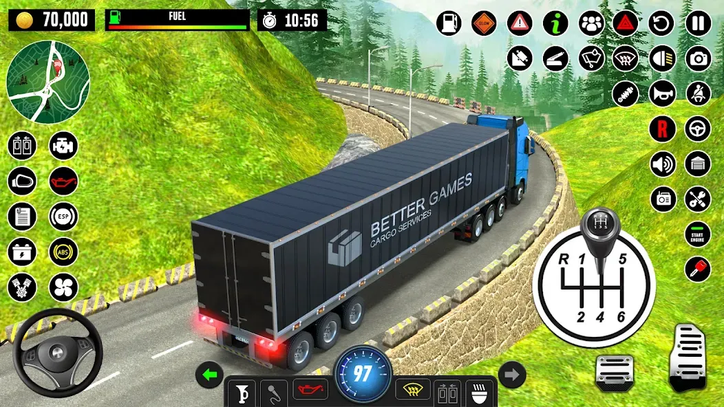 Truck Games - Driving School MOD APK на Android — Много денег — скриншот 3