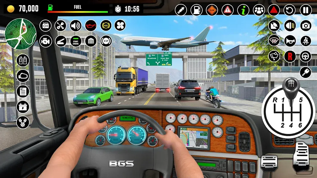 Truck Games - Driving School MOD APK на Android — Много денег — скриншот 4