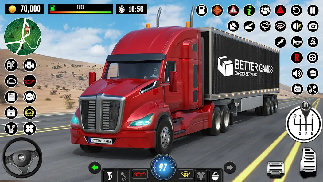 Truck Games - Driving School MOD APK на Android — Много денег — скриншот 5