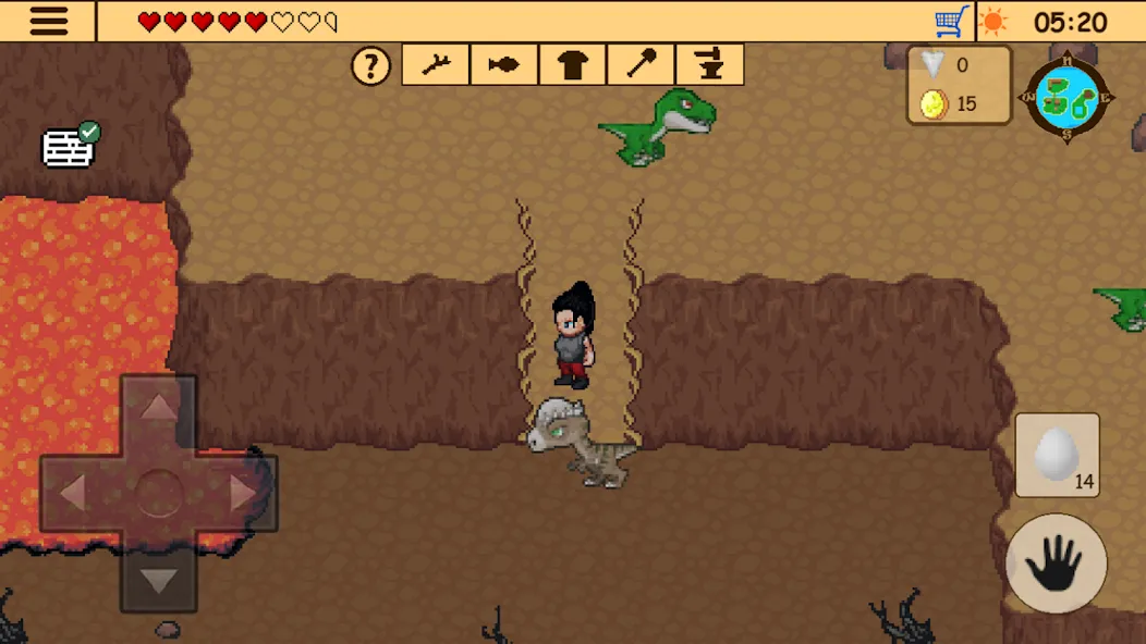 Survival RPG 3:Lost in time 2D MOD APK на Android — Много денег — скриншот 1