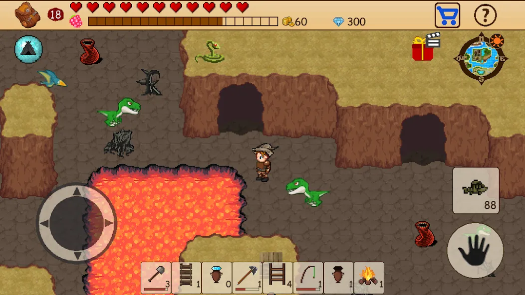 Survival RPG: Open World Pixel — Взломанная версия (Много денег и бессмертие) — скриншот 5
