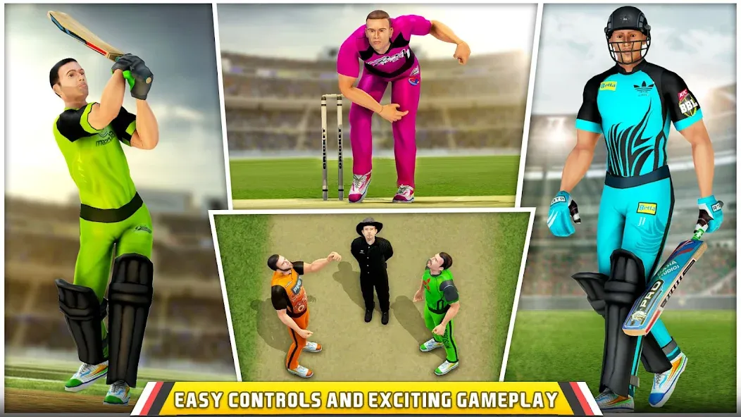 Aussie T20 Cricket Game 2023 MOD APK — Все разблокировано — скриншот 2