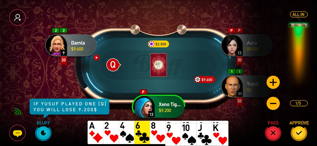 Bluff Game Mod APK Все разблокировано — Скачать на Андроид — скриншот 4