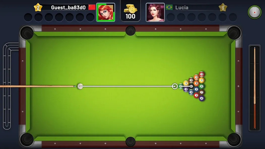 Взломанная 8 Pool Clash на Андроид — Много денег — скриншот 2
