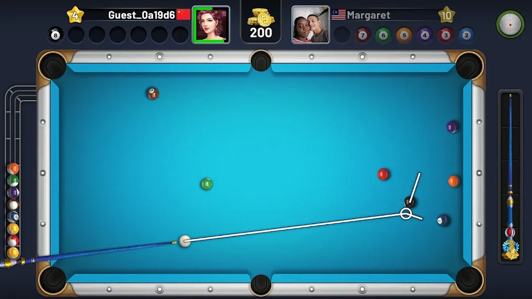 Взломанная 8 Pool Clash на Андроид — Много денег — скриншот 3